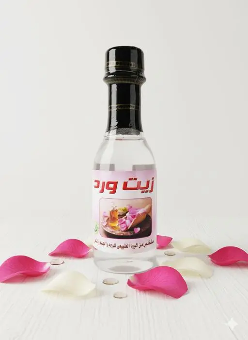 زيت الورد الطبيعي