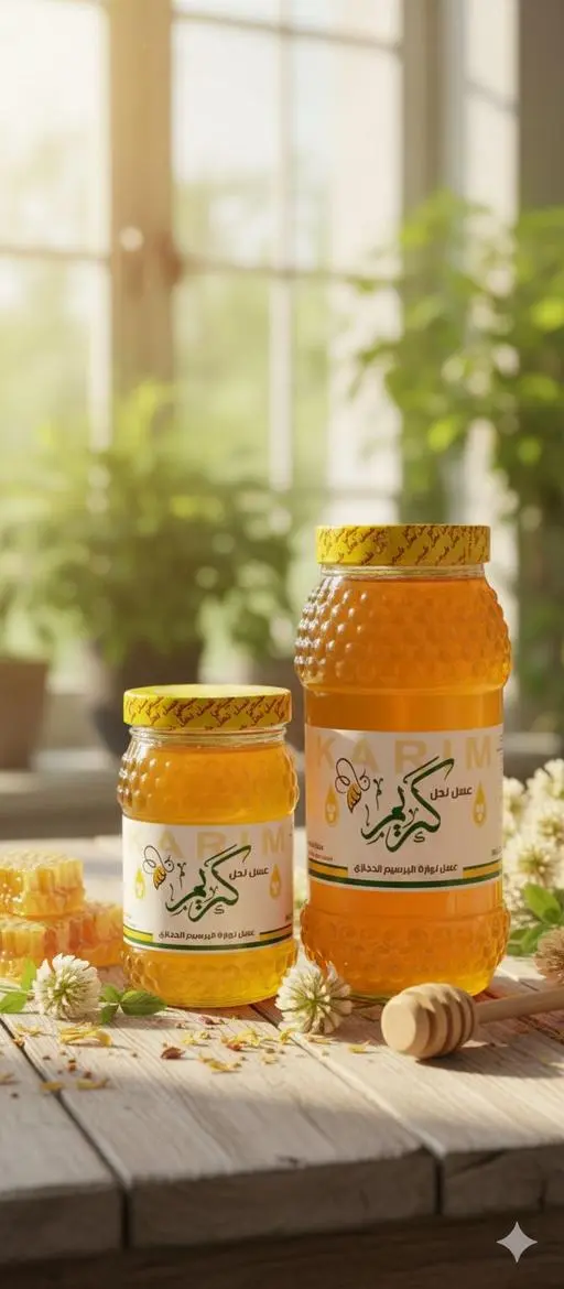عسل كريم برسيم 1 كيلو