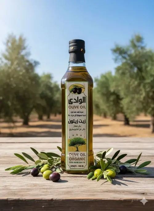 زيت زيتون بكر ممتاز (الوادي)1لتر بلاستك