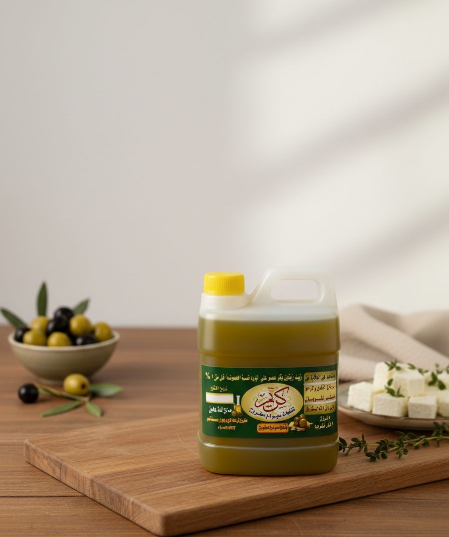 زيت زيتون بكر ¼لتر جركن