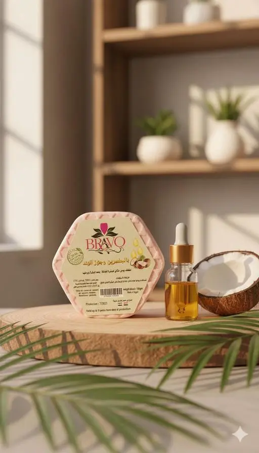 صابونه جوز الهند و الجرسلين لترطيب و تعنيم البشره - مصر - صورة المنتج الرئيسية