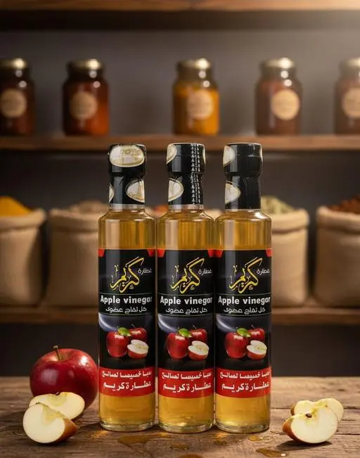 خل تفاح عضوي